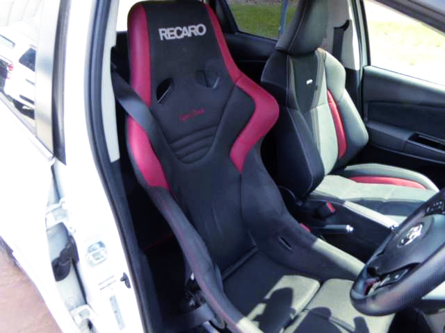 DRIVER'S SIDE RECARO FULL BUCKET SEAT. of NCP131 VITZ RS Gs SMART PKG.