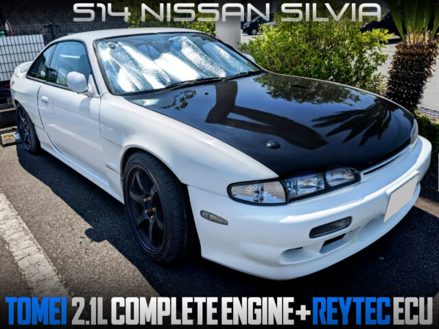 TOMEI 2.1L COMPLETE ENGINE and REYTEC ECU into S14 SILVIA.