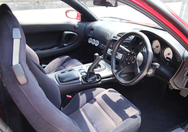 DASHBOARD and STEERING of FD3S RX-7.