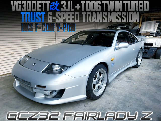 3.1L STROKED VG30DETT With TD06 TWIN TURBO and TRUST 6-SPEED GEARBOX into GCZ32 300ZX.