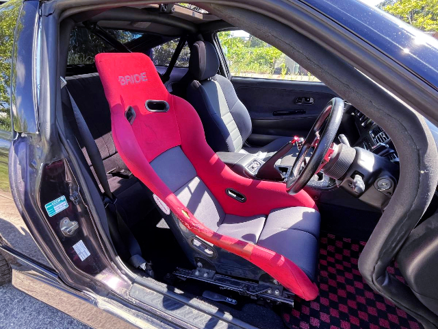 DRIVER'S FULL BUCKET SEAT SET UP to 180SX INTERIOR.