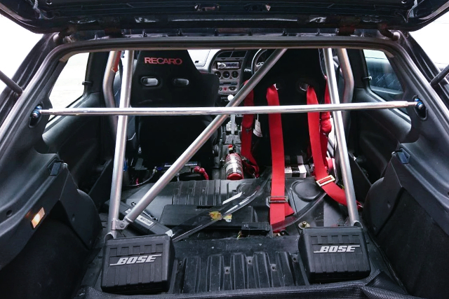 ROLL CAGE and BUCKET SEATS..