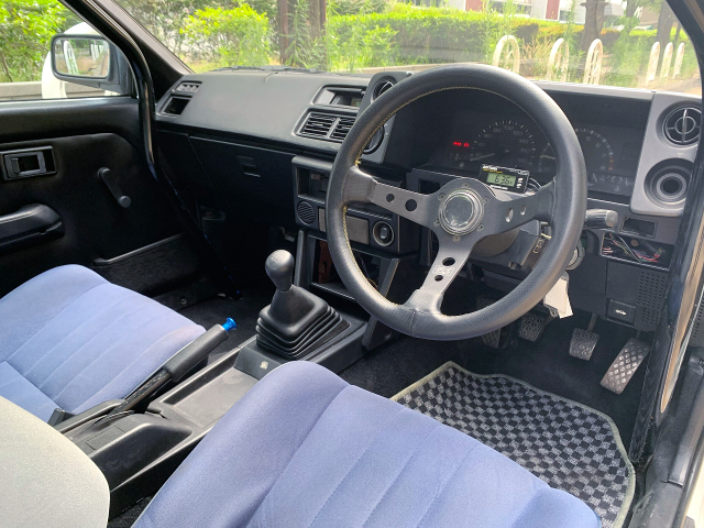 DRIVER'S SIDE DASHBOARD of AE86 LEVIN.