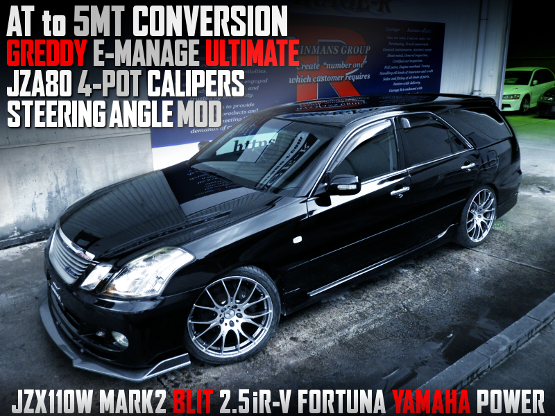 AT to 5M CONVERSION, STEERING ANGLE MOD of JZX110W MARK 2 BLIT FORTUNA YAMAHA POWER.