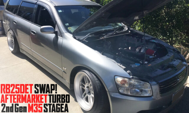 RB25DET TURBO SWAPPED M35 STAGEA.