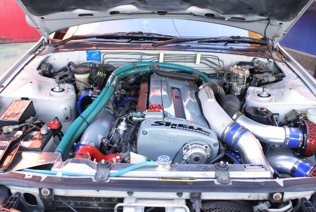 RB26 With 2.8L and GT3-2530 TWIN TURBO.