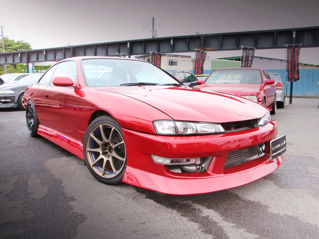 FRONT EXTERIOR of LATE MODEL S14 SILVIA Ks.