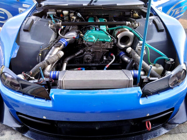 ENGINE ROOM of GT300 WIDEBODY S15 SILVIA.