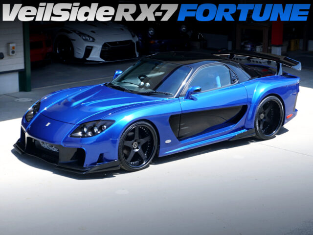 VeilSide RX7 FORTUNE With BLUE PAINT.
