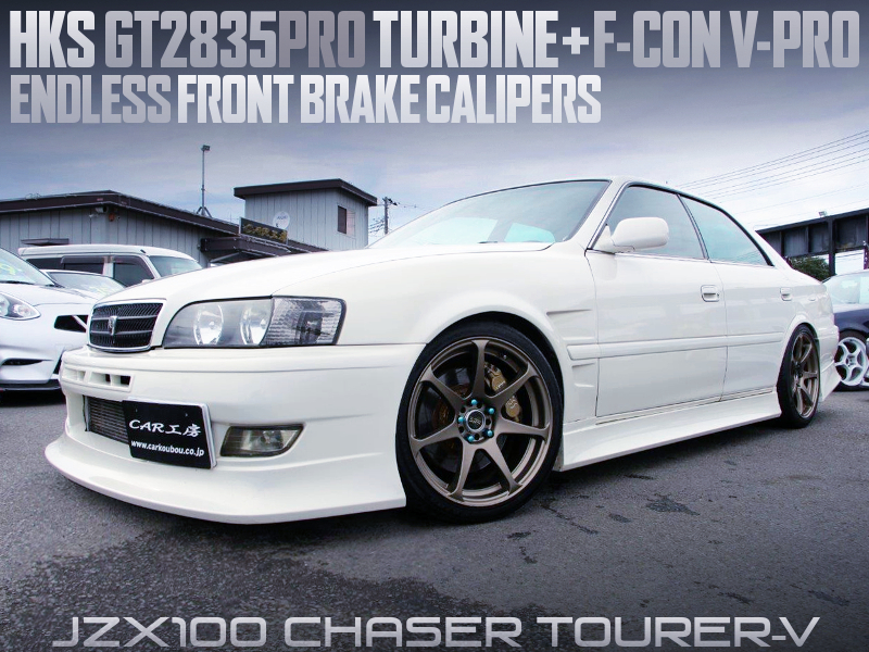 1JZ With GT2835PRO TURBO and F-CON V-PRO into JZX100 CHASER TOURER-V.