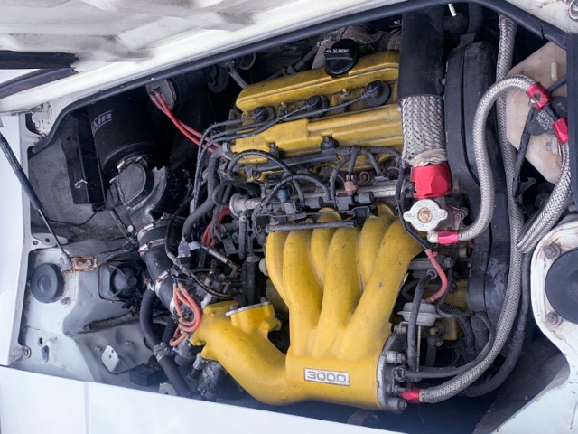 3VZ-FE 3.0L V6 ENGINE into AW11 MR2 ENGINE ROOM.