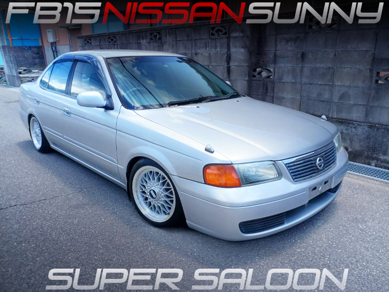 BAGGED and BBS WHEELS of FB15 SUNNY SUPER SALOON.