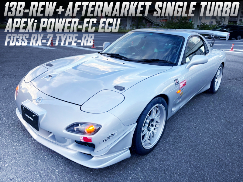 AFTERMARKET SINGLE TURBOCHARGED FD3S RX7 TYPE RB.