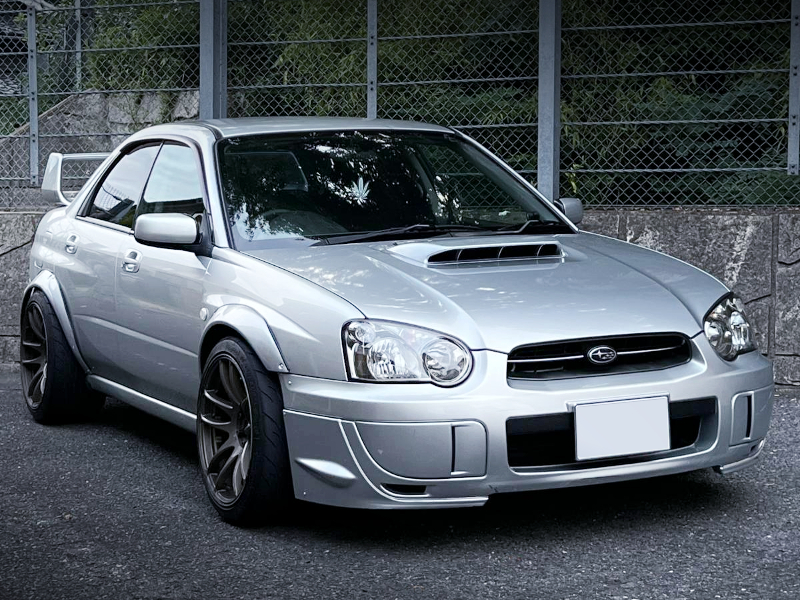 後輪駆動＆公認取得!前後オーバーフェンダー!EJ207ターボ＆6速MT!GDB涙目インプレッサWRX STiの国内中古車を掲載