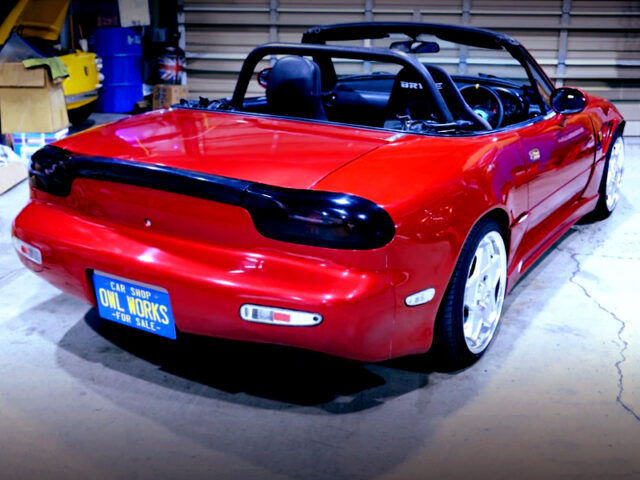 REAR EXTERIOR of NA8C ROADSTER.