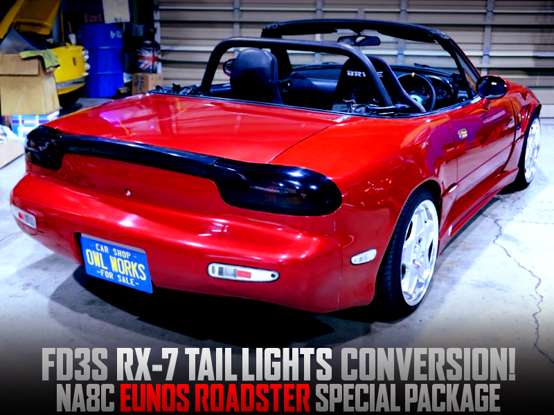 NA8C ROADSTER With FD3S RX-7 TAIL LIGHTS CONVERSION.
