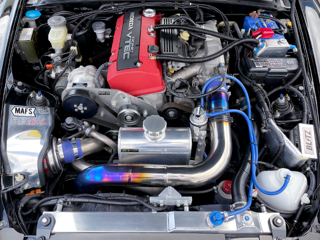F20C VTEC With HKS GTS7040 SUPERCHARGER.