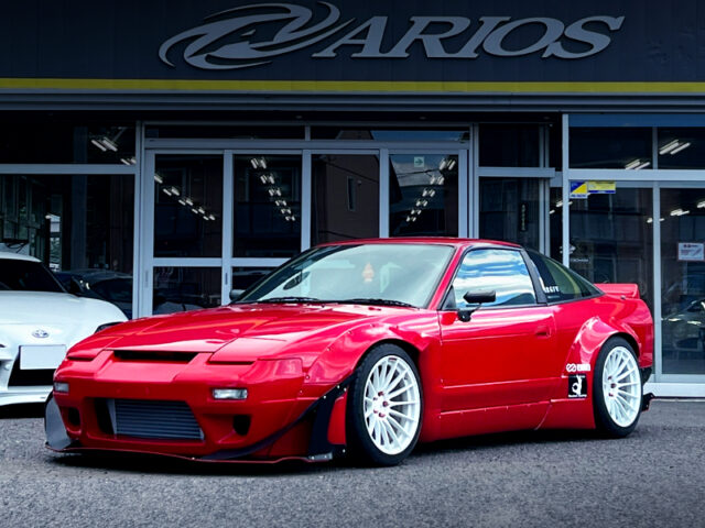 FRONT EXTERIOR of ROCKET BUNNY WIDE BODY 180SX TYPE-R.