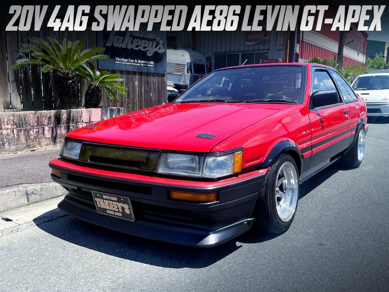 20V 4AGE SWAPPED AE86 LEVIN GT APEX.