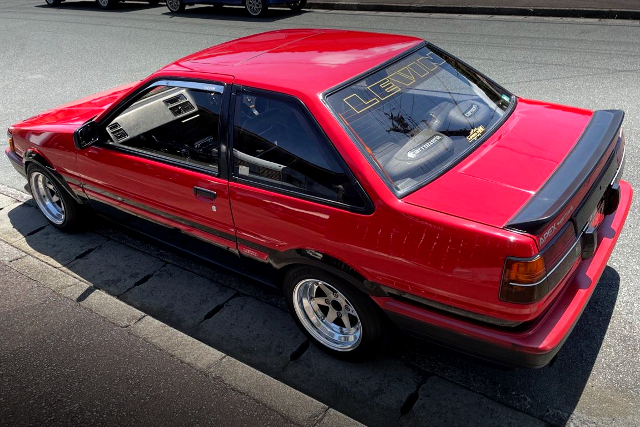 REAR EXTERIOR of AE86 LEVIN GT APEX.