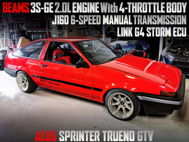 BEAMS 3S-GE With ITBs and J160 6MT into AE86 TRUENO GTV.