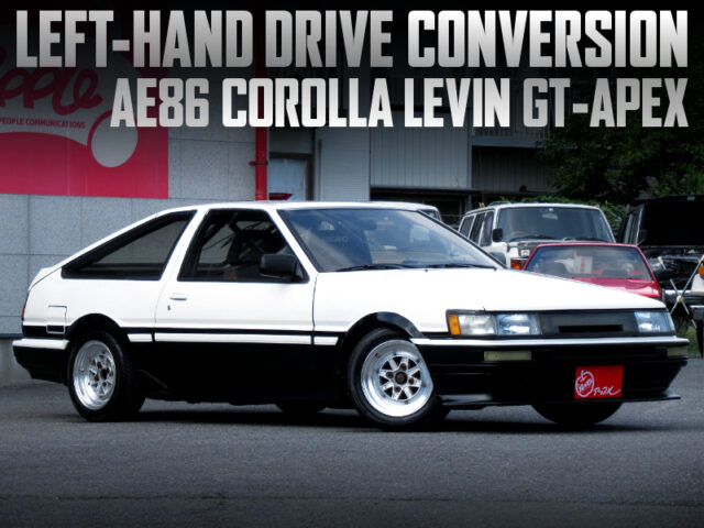 AE86 LEVIN GT-APEX With LEFT HAND DRIVE CONVERSION.