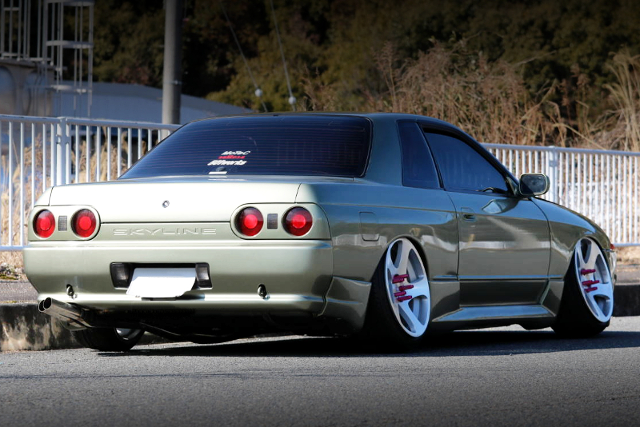 REAR EXTERIOR of STANCE HCR32 SKYLINE GTS-t TYPE-M.