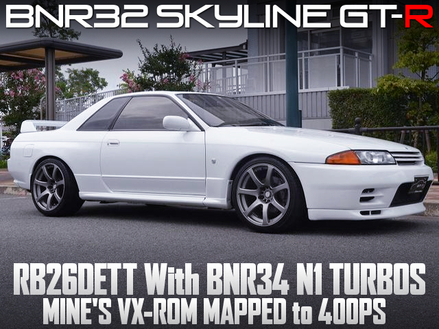 RB26 With BNR34 N1 TURBOS and MINES ECU into R32GT-R.