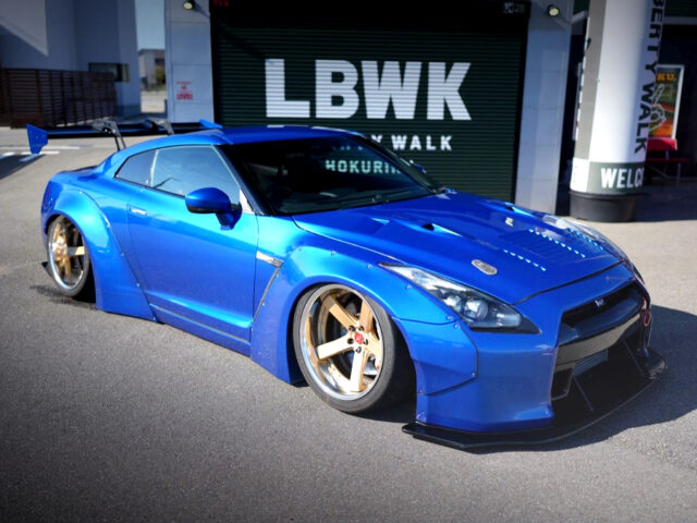 FRONT EXTERIOR of LB-WORKS R35GT-R.
