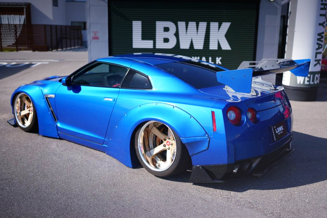 REAR EXTERIOR of LB-WORKS R35GT-R.