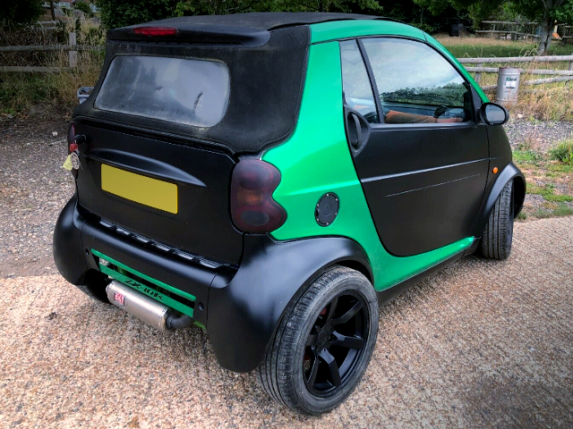 REAR EXTERIOR of 1st Gen SMART FORTWO.