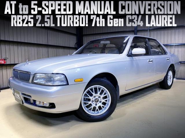 AT to 5-SPEED MANUAL CONVERSION of 7th Gen C34 LAUREL.