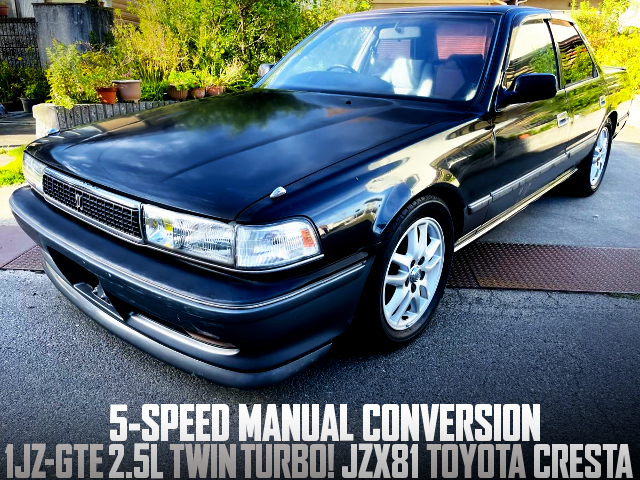 JZX81 CRESTA 2.5GT TWIN TURBO With 5MT CONVERSION.