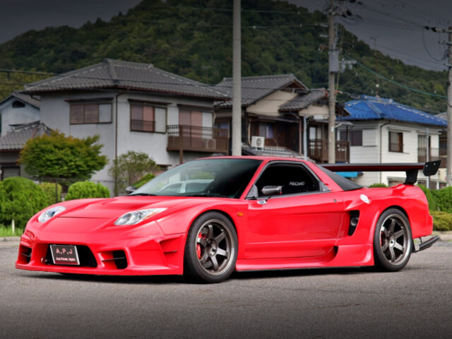 FRONT EXTERIOR of WIDEBODY NA2 HONDA NSX TYPE-S.