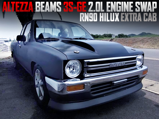 BEAMS 3S-GE ENGINE SWAP With AT into RN90 HILUX EXTRA CAB.