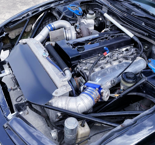 1JZ-GTE non-VVTi ENGINE With TO4S SINGLE TURBO.