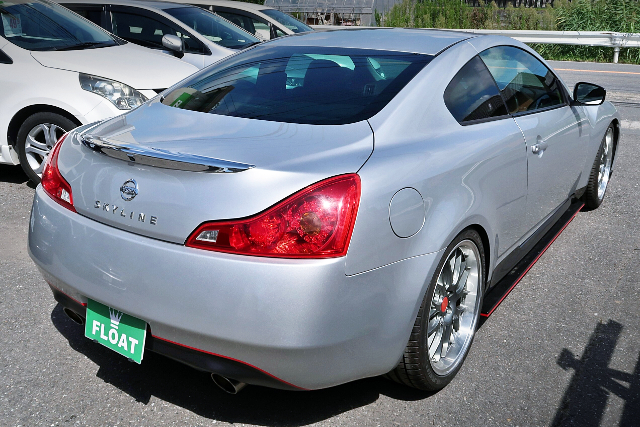 REAR EXTERIOR of R35 GT-R FACED CKV36 SKYLINE COUPE 370GT TYPE S.