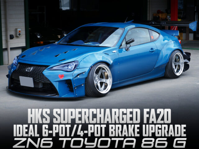 WIDE BODIED, HKS SUPERCHARGED 1st Gen ZN6 TOYOTA 86G. 