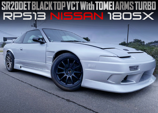 TOMEI TURBOCHARGED SR20DET BLACK TOP VCT ENGINE SWAPPED 180SX.