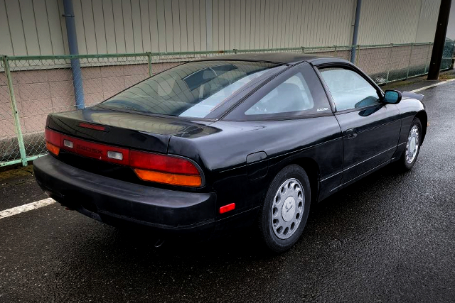 REAR EXTERIOR of S13 NISSAN 240SX HATCHBACK COUPE.