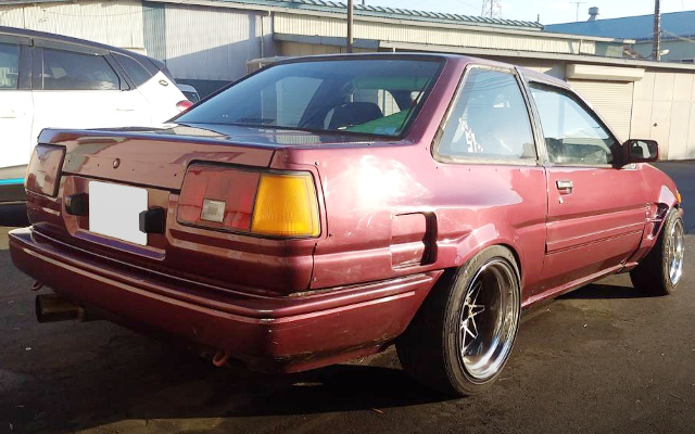 REAR EXTERIOR of AE86 LEVIN.