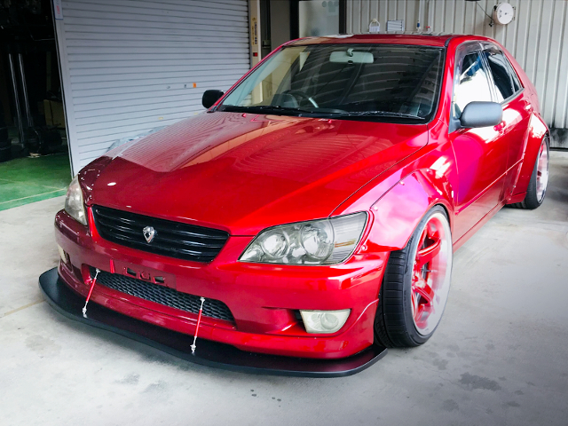 FRONT EXTERIOR of WIDEBODY ALTEZZA RS200 L EDITION.