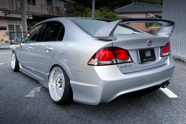 REAR EXTERIOR of STANCE FD2 CIVIC TYPE-R.