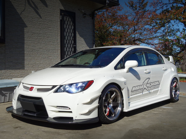 FRONT EXTERIOR of WIDEBODY FD2 CIVIC TYPE-R.
