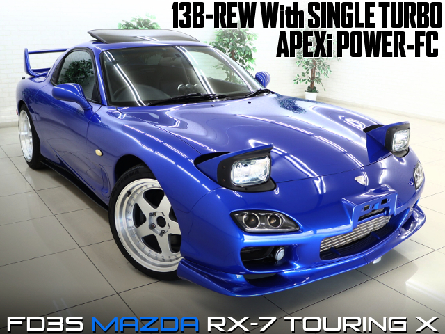 13B With SINGLE TURBO and POWER-FC into FD3S RX-7 TOURING X.