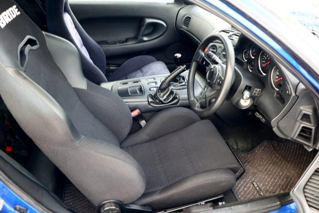 INTERIOR of BLUE FD3S RX-7 TOURING X.