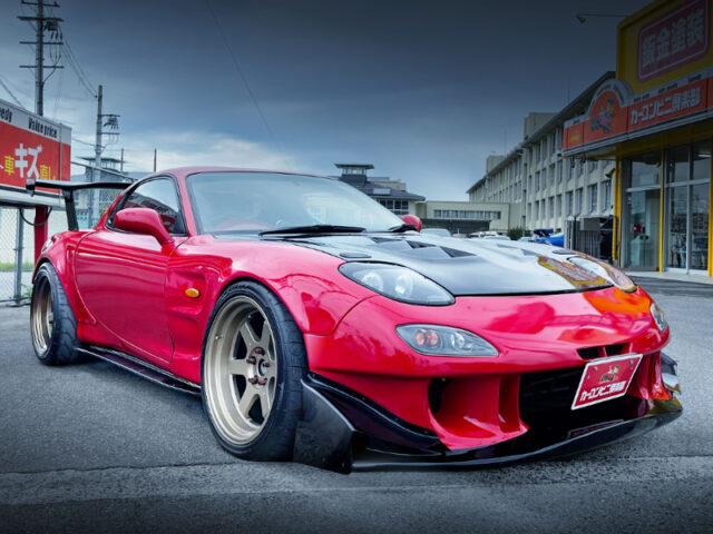 FRONT EXTERIOR of WIDEBODY FD3S RX-7 TYPE-R.