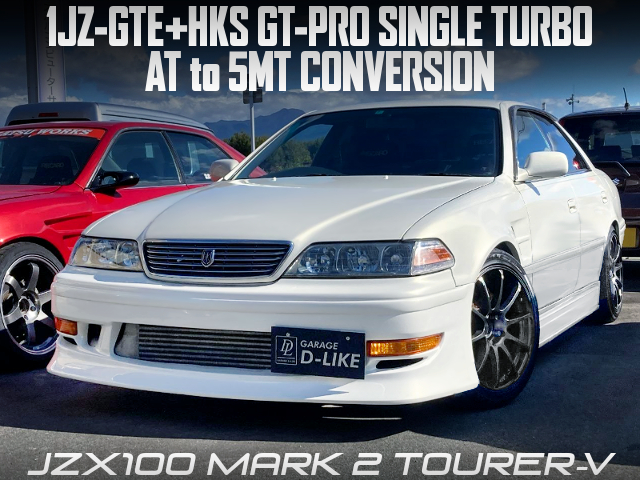 1JZ-GTE With HKS GT-PRO SINGLE TURBO, 5MT CONVERSION of JZX100 MARK 2 TOURER-V.