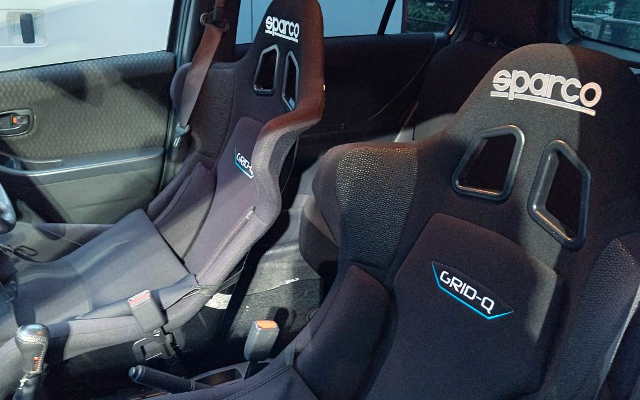 SPARCO FULL BUCKET SEATS of NCP91 VITZ RS.