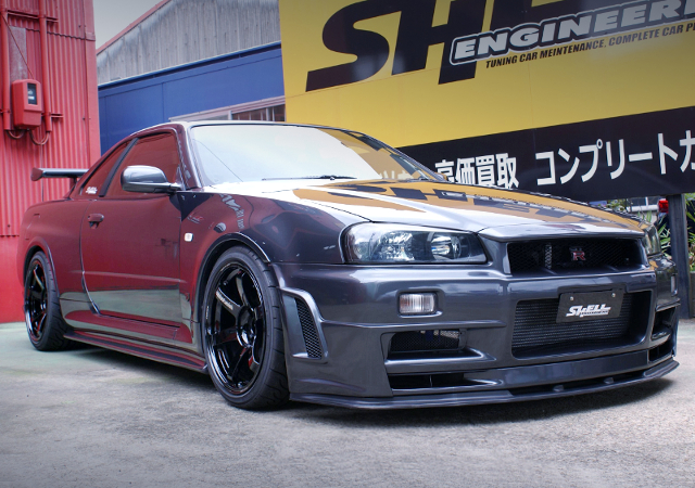 FRONT EXTERIOR of R34 GT-R.